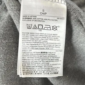 GAP Grey Hoodie New York London Tokyo Paris Minimalist Size Small thumbnail 7