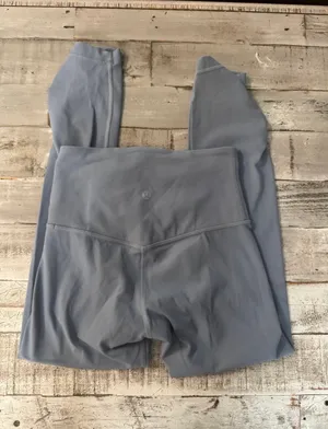 Lululemon Size 2 Align Twist Waist Ruche Bottom Leggings Violet Verbena thumbnail 4