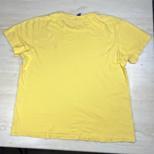 Polo Ralph Lauren Yellow Cotton Short Sleeve Pony Logo T-Shirt Mens Large L thumbnail 3