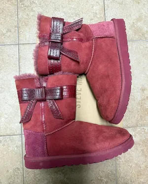 UGG Josette burgundy boots thumbnail 1