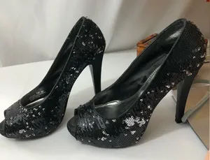 ℹ️ PEEP TOE SEQUIN STILETTOS 💥Chinese Laundry thumbnail 1
