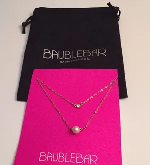 NWT Baublebar double strand necklace. thumbnail 1