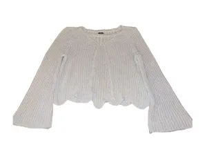 Aerie White Knit Sweater thumbnail 1