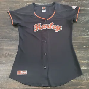 Harley-Davidson Women’s Large Black Baseball Style Tampa Florida thumbnail 1
