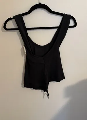 FP Movement by Free People Keep Away Tank - Black XS thumbnail 1