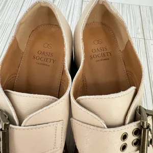 Oasis Society Sarah platform buckle block chunky heel shoes Maryjanes tan size 9 thumbnail 6