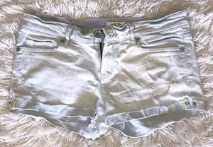 Low Rise Jean Shorts  thumbnail 1