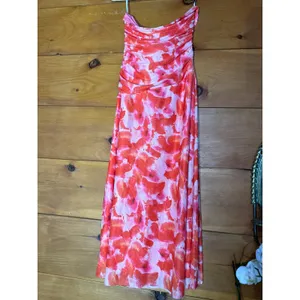 Lulus Chania Pink Multi Abstract Strapless Midi Dess Cruise Resort Party Medium thumbnail 8