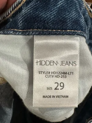 Hidden Tracey Lace-Up Hem Sides Ankle Crop Blue Jeans 29 thumbnail 11