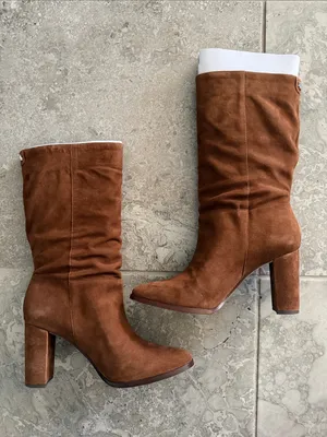 Lauren Ralph Lauren Artizan II Suede Boot in Brown Kid Suede, Size 9.5, NEW thumbnail 3