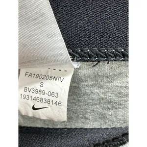 Nike Gray Future Logo Cropped Mid Rise‎ Leggings Cotton BV3989-063 Womens Size S thumbnail 6