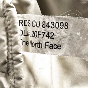 The North Face 550 Down Puffer Jacket XS Cream Off White Aconcagua thumbnail 7