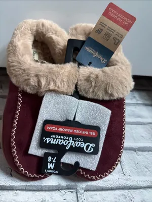 Dearfoams Cozy Comfort Women's Size n (7-8) Moc Toe Clog Slippers. New with Tag thumbnail 15