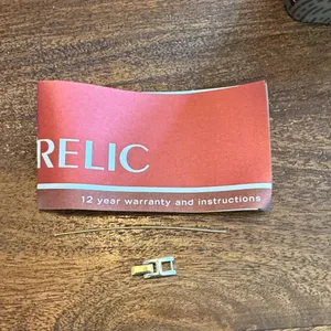 Relic Two-Tone Watch with Red Watch box Box EUC thumbnail 7