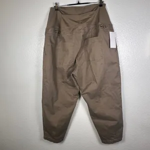 Isabel Maternity Utility Barrel Pants‎ Brown XXL Full Panel thumbnail 2