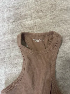 abercrombie and fitch soft a&f collection bodysuit tan size small thumbnail 2