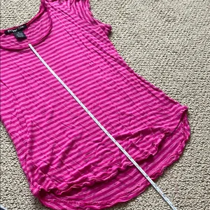 Planet Gold Pink Striped Short Sleeve Tee thumbnail 6
