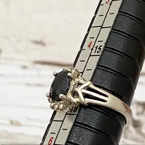 Black Onyx Sterling Silver Ring 5 thumbnail 11