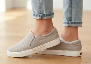 Dr. Scholl's Wander Up Women's Gray Slip-On Comfort Sneakers 8US thumbnail 1