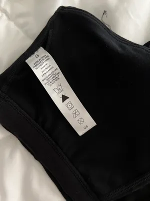 Aoxjox Bandeau Bra Black thumbnail 3