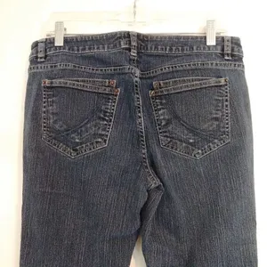Elle Monaco Blue Mid Rise Bootcut Jeans thumbnail 3