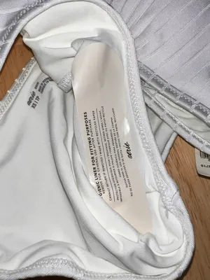Aerie XS Women’s 2 Piece Bikini Swimsuit In White BNWTS thumbnail 8