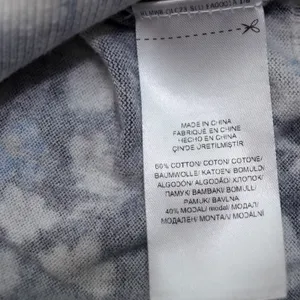 Lauren Ralph Lauren‎ Women's Floral Print Crew Neck Sweater Blue White Size M thumbnail 8