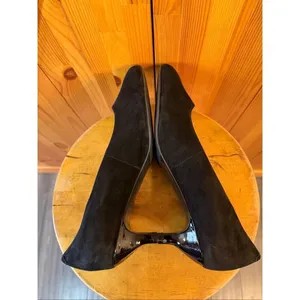 Trotters Kiera Pump Black Suede Size 11WW thumbnail 5