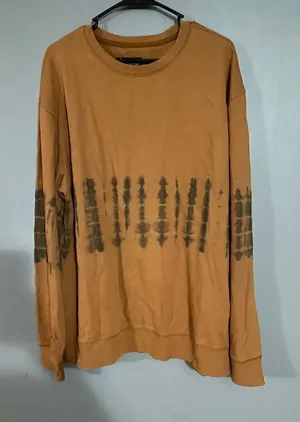 Original Use Tie Dye Knit Striped Sweater Size Large thumbnail 1