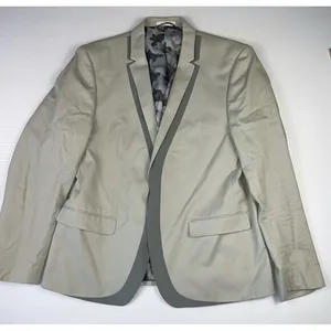 Michael Kors Men's Gray Snap Button Cotton‎ Sports Blazer thumbnail 1