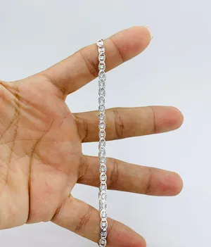 ❤️ Sterling Silver 925 Ankle Bracelet 10” ❤️ thumbnail 1
