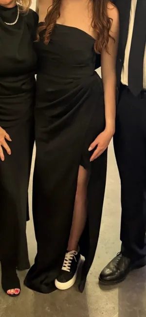 Azazie Bridesmaid Satin Dress thumbnail 4