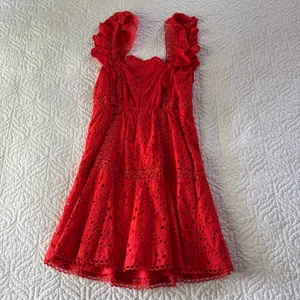 Betsey Johnson Mini Dress Eyelet thumbnail 4