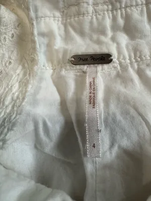 Free People Eyelet Romper Ivory Sahara thumbnail 6