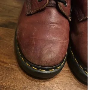 Vintage Dr Martens 1460 Leather Made in England Burgundy Boots 6 Punk Grunge 90s thumbnail 3