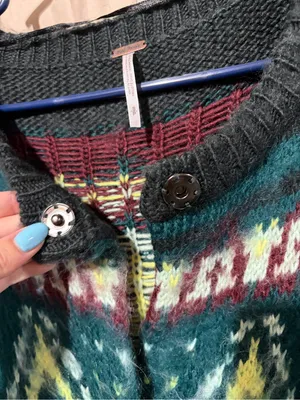 Free people cardigan jacket thumbnail 3