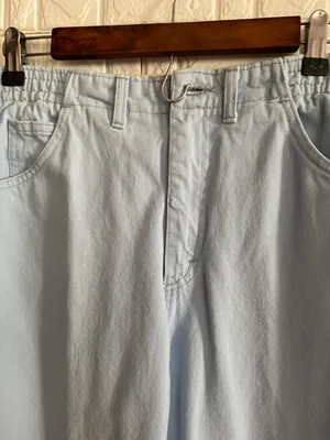 LL Bean Jeans Relaxed Fit Blue Denim Elastic Waist Inseam 27 Rise 10 Length 38 thumbnail 5