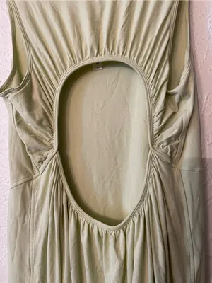lululemon athletica Pima Cotton Open-Back Midi Dress Green Size 10 thumbnail 8