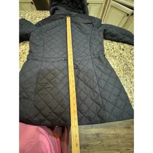 Lauren Ralph Lauren Quilted Hooded Anorak Coat Black Size Petite XS Hooded thumbnail 11