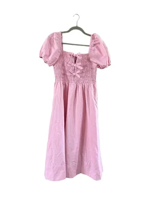 Women's ASTR The Label Pink Midi Dress Size L thumbnail 8