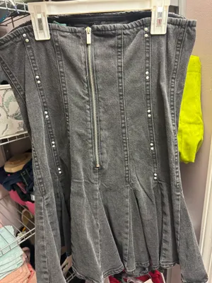Wild Fable Denim Dress Black thumbnail 2