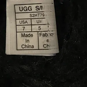 UGG Black Women's Slippers with Sequin Bow thumbnail 3