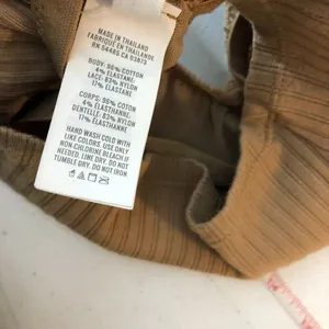 Aerie Womens Ribbed Lace Bralette Top Cropped Brown XS thumbnail 4