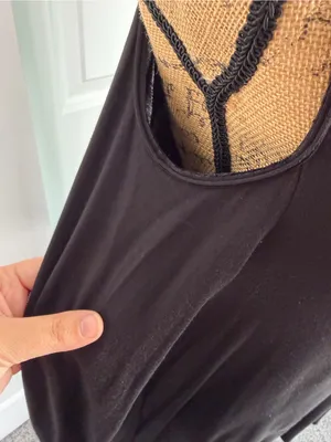 Peace Love World Black Cold Shoulder Modal Tunic Top Size S thumbnail 11
