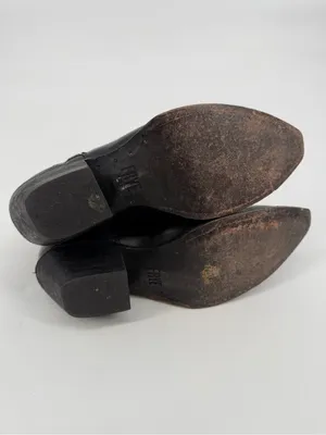 FRYE Sacha Moto Short Bootie Double Zip Black Size 6 thumbnail 7