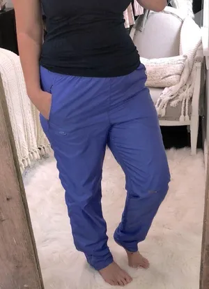 Nike size large vintage purple athletic track pant thumbnail 1