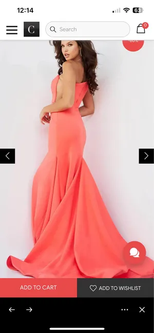 Pink Prom Dress Jovani thumbnail 3