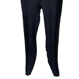 Black Lace Leggings Small Stretch Gothic Romantic Night‎ Out thumbnail 3