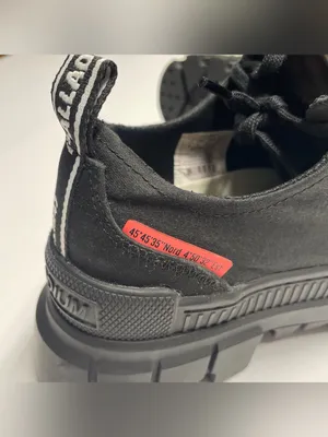 Palladium Revolt Lo Tx Black Low Fashion Sneaker Chunky. Canvas outer. Vegan. 8 thumbnail 2