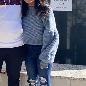 Zara blue sweater  thumbnail 2